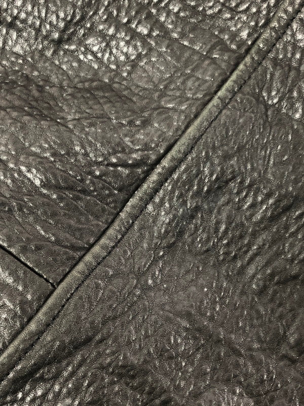 【中古品】【メンズ】 NAUTICA ノーティカ LINING WOOL FULL ZIP LEATHER JACKET ウールライニング フルジップ レザー ジャケット アウター 146-261002-rt-14-tagh サイズ：M カラー：ブラック 万代Net店