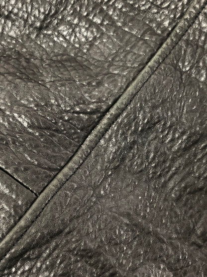 【中古品】【メンズ】 NAUTICA ノーティカ LINING WOOL FULL ZIP LEATHER JACKET ウールライニング フルジップ レザー ジャケット アウター 146-261002-rt-14-tagh サイズ：M カラー：ブラック 万代Net店