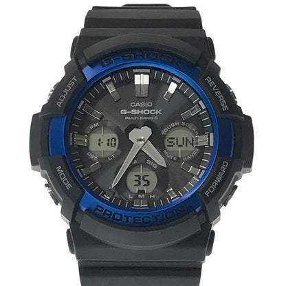 【中古品】【メンズ】 G-SHOCK ジーショック GAW-100 SERIES ANALOG-DIGITAL GAW-100B-1A2JF アナログ デジタル タフソーラー 腕時計 196-261017-na-18-tagh カラー：ブラック 万代Net店