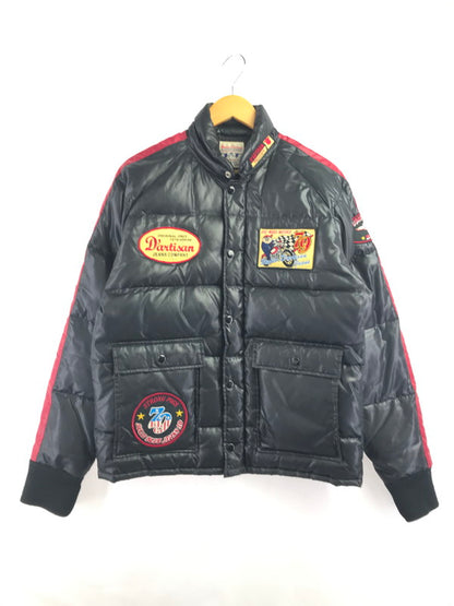 【現状渡し品】【メンズ】 STUDIO D'ARTISAN ステュディオ ダルチザン MOTORCYCLE DOWN JACKET モーターサイクル ダウン ジャケット アウター 145-260930-rt-17-tagh サイズ：L カラー：ブラック 万代Net店