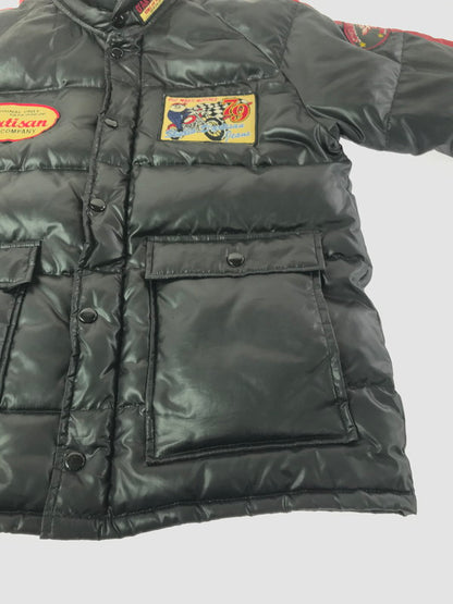 【現状渡し品】【メンズ】 STUDIO D'ARTISAN ステュディオ ダルチザン MOTORCYCLE DOWN JACKET モーターサイクル ダウン ジャケット アウター 145-260930-rt-17-tagh サイズ：L カラー：ブラック 万代Net店