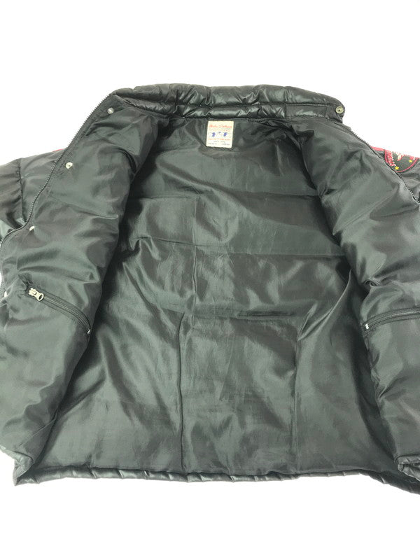 【現状渡し品】【メンズ】 STUDIO D'ARTISAN ステュディオ ダルチザン MOTORCYCLE DOWN JACKET モーターサイクル ダウン ジャケット アウター 145-260930-rt-17-tagh サイズ：L カラー：ブラック 万代Net店