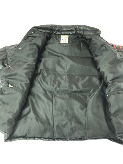 【現状渡し品】【メンズ】 STUDIO D'ARTISAN ステュディオ ダルチザン MOTORCYCLE DOWN JACKET モーターサイクル ダウン ジャケット アウター 145-260930-rt-17-tagh サイズ：L カラー：ブラック 万代Net店