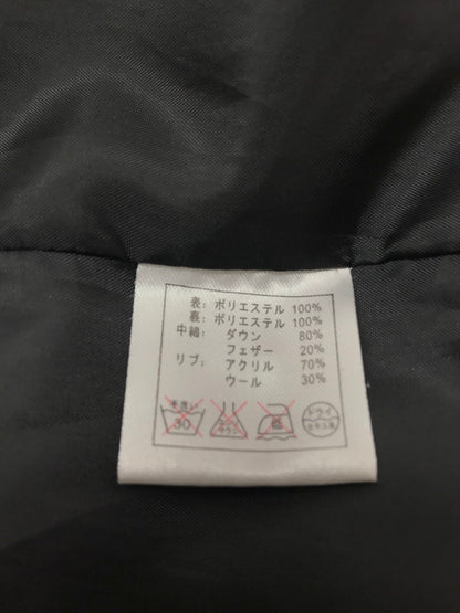 【現状渡し品】【メンズ】 STUDIO D'ARTISAN ステュディオ ダルチザン MOTORCYCLE DOWN JACKET モーターサイクル ダウン ジャケット アウター 145-260930-rt-17-tagh サイズ：L カラー：ブラック 万代Net店
