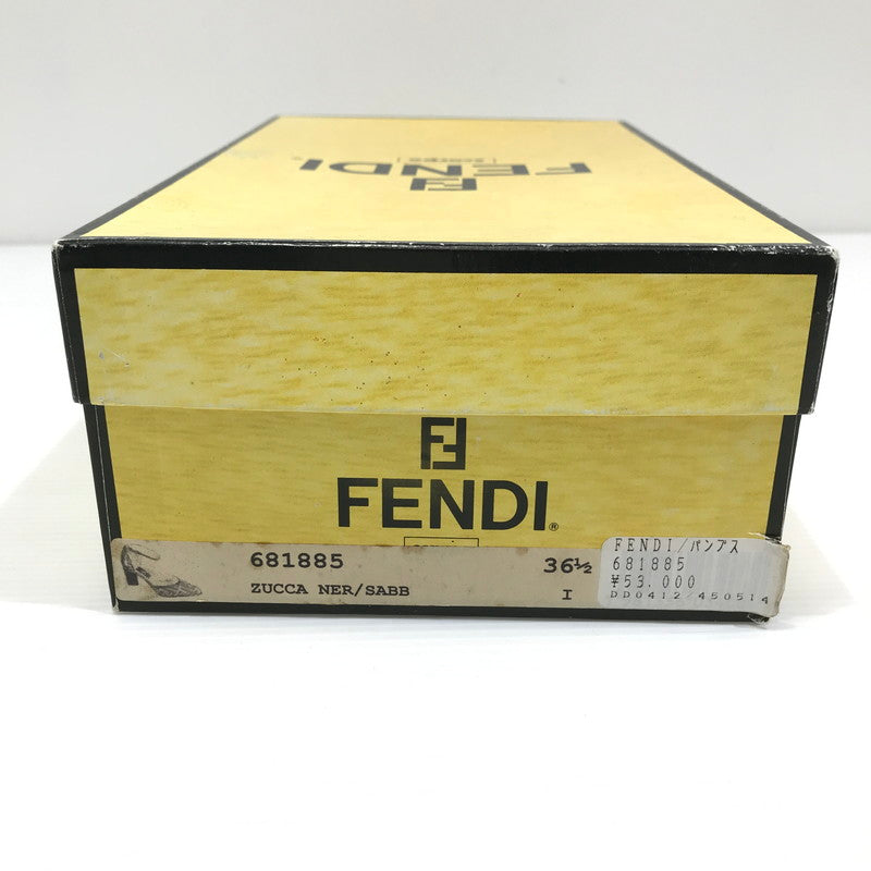 【中古品】【レディース】 FENDI フェンディ ZUCCA PUMPS 681885 ズッカ パンプス 183-260925-rt-09-tagh サイズ：36.5 カラー：ブラウン 万代Net店