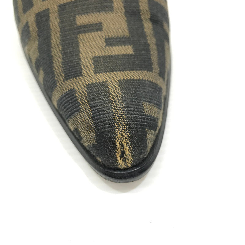 【中古品】【レディース】 FENDI フェンディ ZUCCA PUMPS 681885 ズッカ パンプス 183-260925-rt-09-tagh サイズ：36.5 カラー：ブラウン 万代Net店
