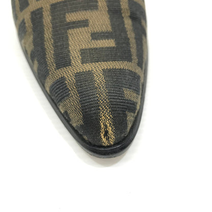 【中古品】【レディース】 FENDI フェンディ ZUCCA PUMPS 681885 ズッカ パンプス 183-260925-rt-09-tagh サイズ：36.5 カラー：ブラウン 万代Net店