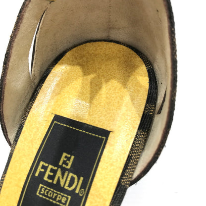 【中古品】【レディース】 FENDI フェンディ ZUCCA PUMPS 681885 ズッカ パンプス 183-260925-rt-09-tagh サイズ：36.5 カラー：ブラウン 万代Net店