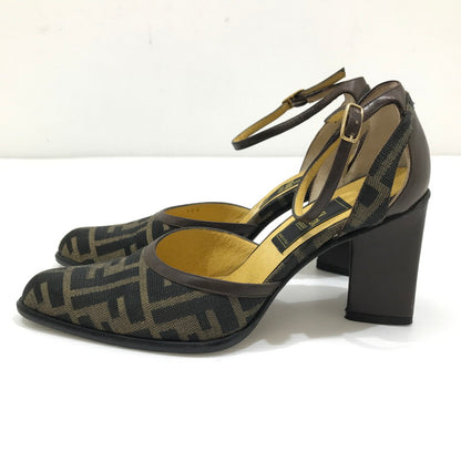 【中古品】【レディース】 FENDI フェンディ ZUCCA PUMPS 681885 ズッカ パンプス 183-260925-rt-09-tagh サイズ：36.5 カラー：ブラウン 万代Net店