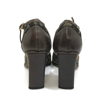【中古品】【レディース】 FENDI フェンディ ZUCCA PUMPS 681885 ズッカ パンプス 183-260925-rt-09-tagh サイズ：36.5 カラー：ブラウン 万代Net店