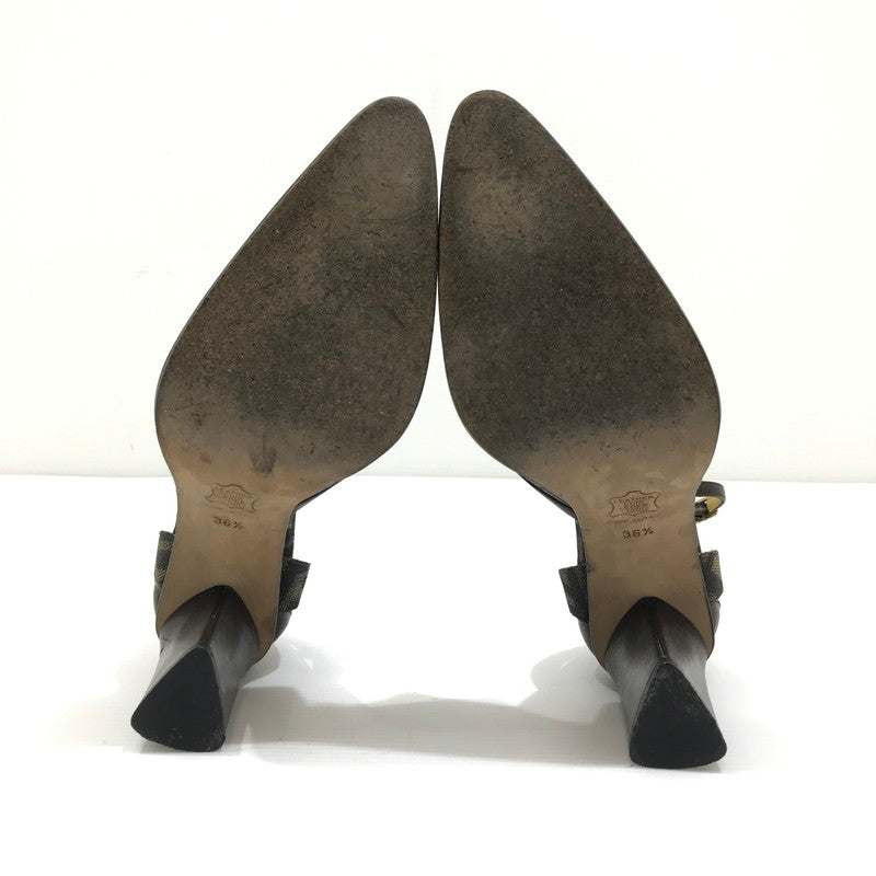 【中古品】【レディース】 FENDI フェンディ ZUCCA PUMPS 681885 ズッカ パンプス 183-260925-rt-09-tagh サイズ：36.5 カラー：ブラウン 万代Net店