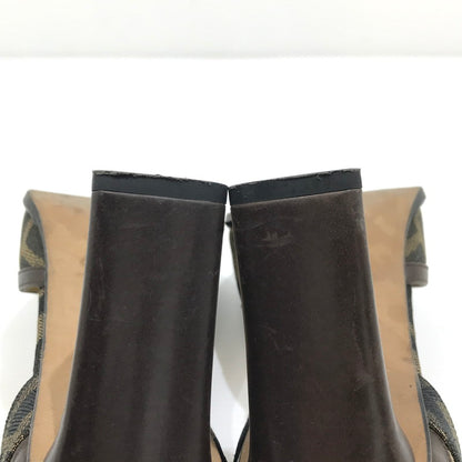 【中古品】【レディース】 FENDI フェンディ ZUCCA PUMPS 681885 ズッカ パンプス 183-260925-rt-09-tagh サイズ：36.5 カラー：ブラウン 万代Net店