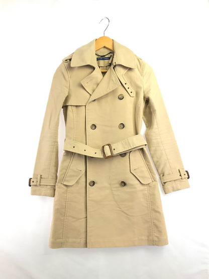 【中古品】【メンズ】 RALPH LAUREN ラルフローレン TRENCH COAT BEIGE トレンチ コート アウター 147-260930-rt-18-tagh サイズ：2 カラー：ベージュ 万代Net店