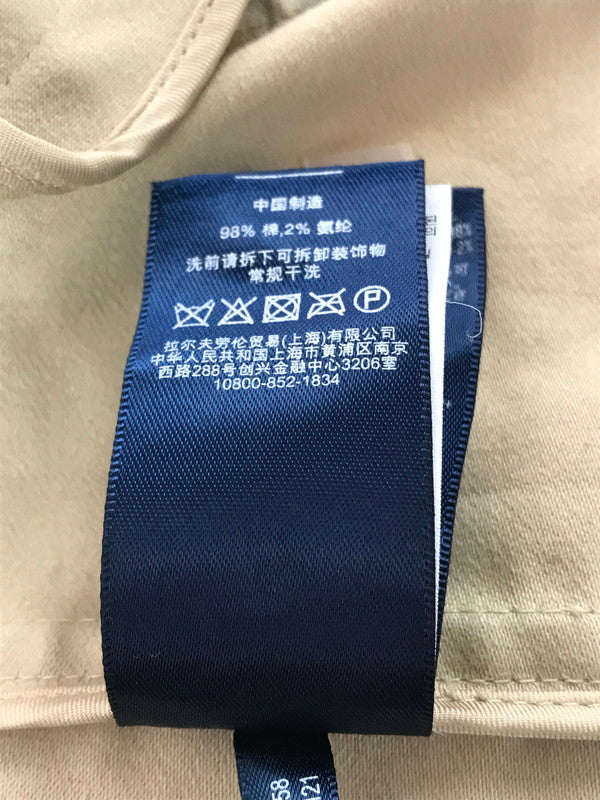 【中古品】【メンズ】 RALPH LAUREN ラルフローレン TRENCH COAT BEIGE トレンチ コート アウター 147-260930-rt-18-tagh サイズ：2 カラー：ベージュ 万代Net店