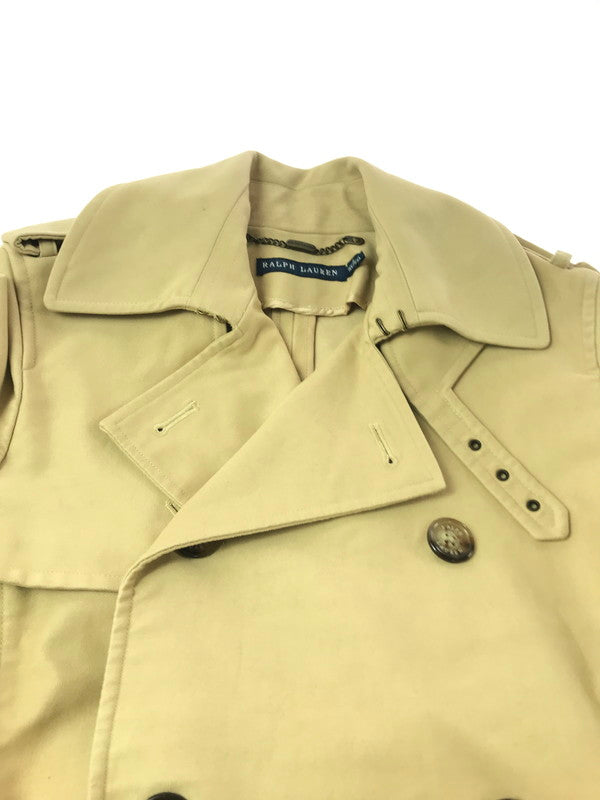 【中古品】【メンズ】 RALPH LAUREN ラルフローレン TRENCH COAT BEIGE トレンチ コート アウター 147-260930-rt-18-tagh サイズ：2 カラー：ベージュ 万代Net店