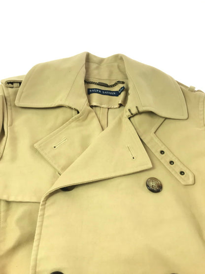【中古品】【メンズ】 RALPH LAUREN ラルフローレン TRENCH COAT BEIGE トレンチ コート アウター 147-260930-rt-18-tagh サイズ：2 カラー：ベージュ 万代Net店
