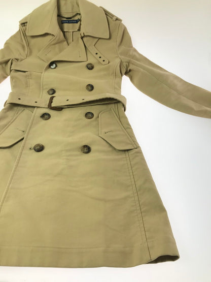 【中古品】【メンズ】 RALPH LAUREN ラルフローレン TRENCH COAT BEIGE トレンチ コート アウター 147-260930-rt-18-tagh サイズ：2 カラー：ベージュ 万代Net店
