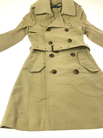 【中古品】【メンズ】 RALPH LAUREN ラルフローレン TRENCH COAT BEIGE トレンチ コート アウター 147-260930-rt-18-tagh サイズ：2 カラー：ベージュ 万代Net店