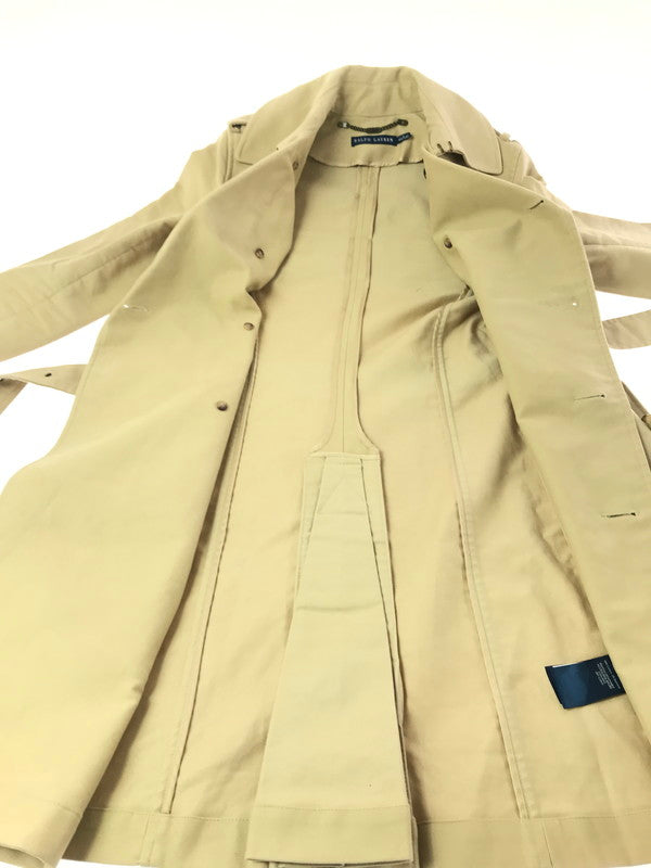 【中古品】【メンズ】 RALPH LAUREN ラルフローレン TRENCH COAT BEIGE トレンチ コート アウター 147-260930-rt-18-tagh サイズ：2 カラー：ベージュ 万代Net店