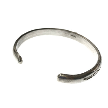 【中古品】【メンズ】 BINGO BROTHERS ビンゴブラザーズ SILVER 20K STAR STAMP WORK BANGLE スター スタンプワーク バングル アクセサリー 191-260928-na-08-tagh カラー：シルバー 万代Net店