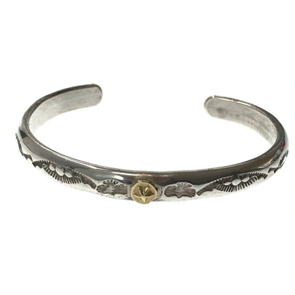 【中古品】【メンズ】 BINGO BROTHERS ビンゴブラザーズ SILVER 20K STAR STAMP WORK BANGLE スター スタンプワーク バングル アクセサリー 191-260928-na-08-tagh カラー：シルバー 万代Net店