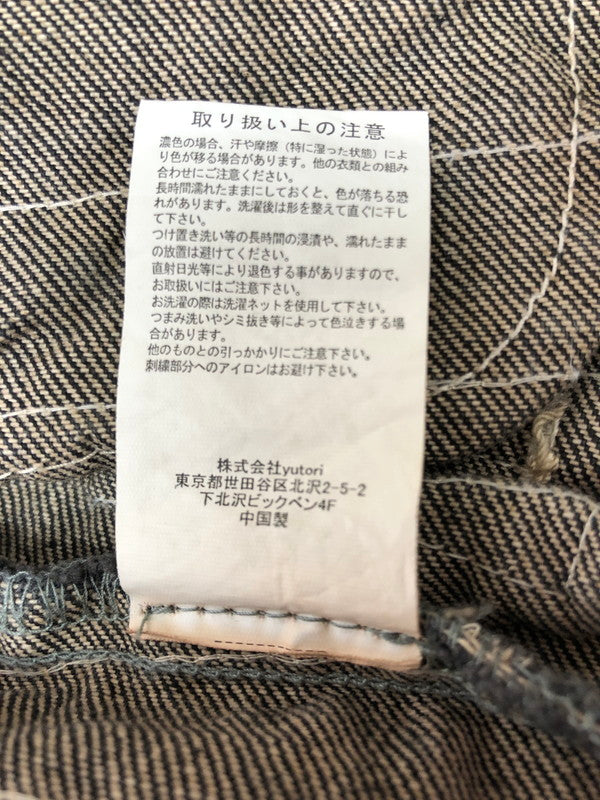 【中古品】【メンズ】 BLESS U ブレスユー BU STRIPE DENIM JACKET BU0129 ストライプ デニムジャケット ライトアウター 142-261001-na-20-tagh サイズ：S カラー：ブラック 万代Net店