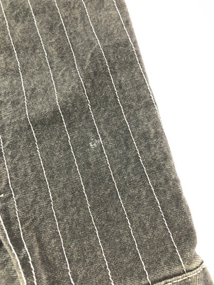 【中古品】【メンズ】 BLESS U ブレスユー BU STRIPE DENIM JACKET BU0129 ストライプ デニムジャケット ライトアウター 142-261001-na-20-tagh サイズ：S カラー：ブラック 万代Net店
