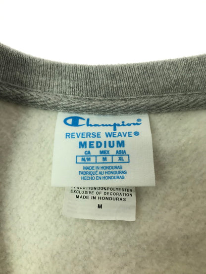 【中古品】【メンズ】 CHAMPION チャンピオン×HARLEY DAVIDSON ハーレーダビッドソン CREWNECK SWEATSHIRT GF70 クルーネック スウェットシャツ トレーナー 145-260925-na-19-tagh サイズ：M カラー：グレー 万代Net店