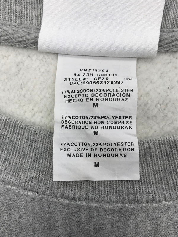 【中古品】【メンズ】 CHAMPION チャンピオン×HARLEY DAVIDSON ハーレーダビッドソン CREWNECK SWEATSHIRT GF70 クルーネック スウェットシャツ トレーナー 145-260925-na-19-tagh サイズ：M カラー：グレー 万代Net店