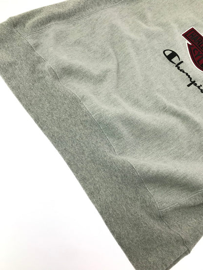 【中古品】【メンズ】 CHAMPION チャンピオン×HARLEY DAVIDSON ハーレーダビッドソン CREWNECK SWEATSHIRT GF70 クルーネック スウェットシャツ トレーナー 145-260925-na-19-tagh サイズ：M カラー：グレー 万代Net店