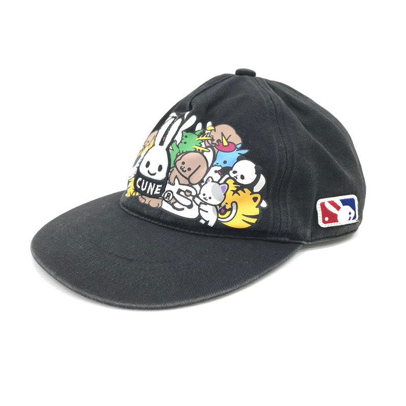 【中古品】【メンズ】 CUNE キューン 30TH ANNIVERSARY CAP 30周年 アニバーサリー キャップ 帽子 185-260925-na-44-tagh サイズ：ONE カラー：ブラック 万代Net店