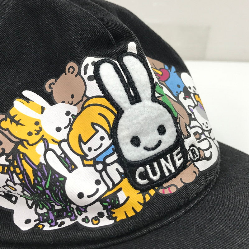 【中古品】【メンズ】 CUNE キューン 30TH ANNIVERSARY CAP 30周年 アニバーサリー キャップ 帽子 185-260925-na-44-tagh サイズ：ONE カラー：ブラック 万代Net店