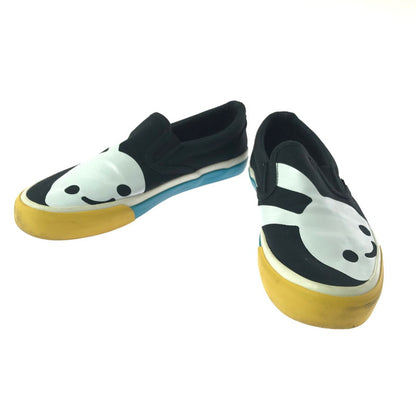 【中古品】【メンズ】 CUNE キューン SLIP ON スリッポン スニーカー 靴 163-260923-rt-24-tagh サイズ：26.5cm カラー：ブラック/ホワイト 万代Net店