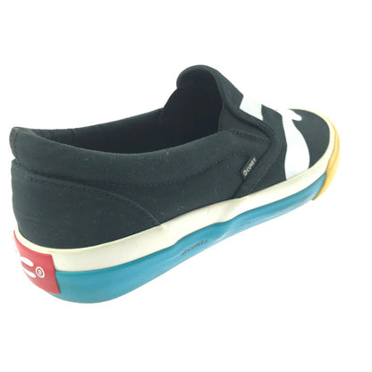 【中古品】【メンズ】 CUNE キューン SLIP ON スリッポン スニーカー 靴 163-260923-rt-24-tagh サイズ：26.5cm カラー：ブラック/ホワイト 万代Net店