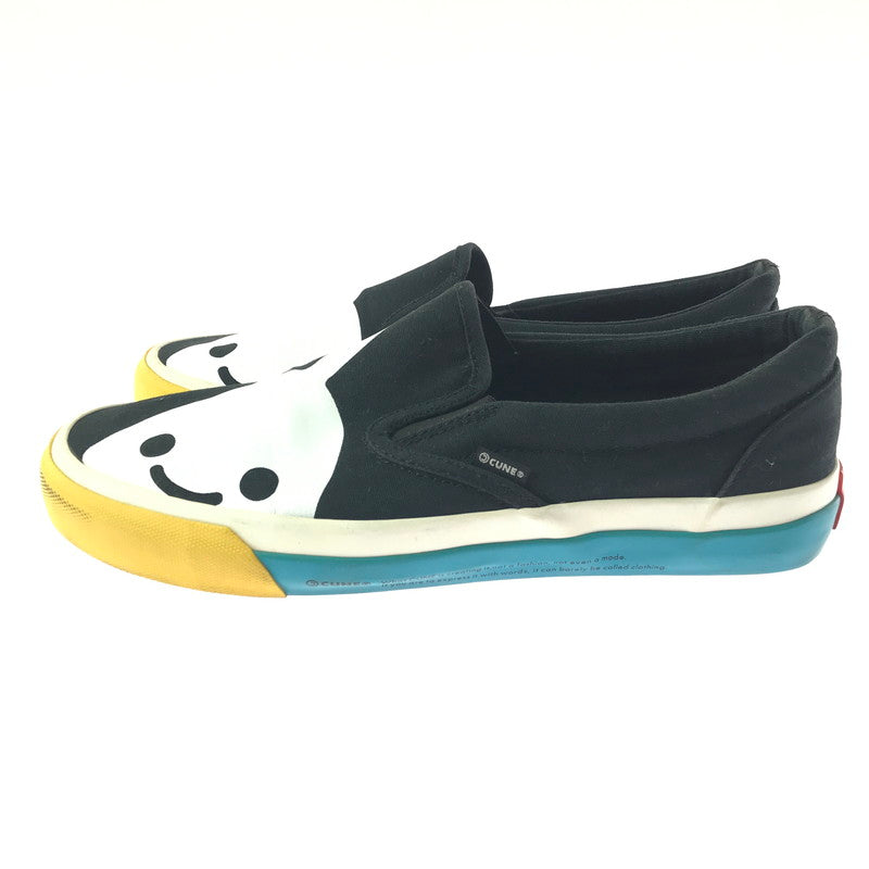 【中古品】【メンズ】 CUNE キューン SLIP ON スリッポン スニーカー 靴 163-260923-rt-24-tagh サイズ：26.5cm カラー：ブラック/ホワイト 万代Net店