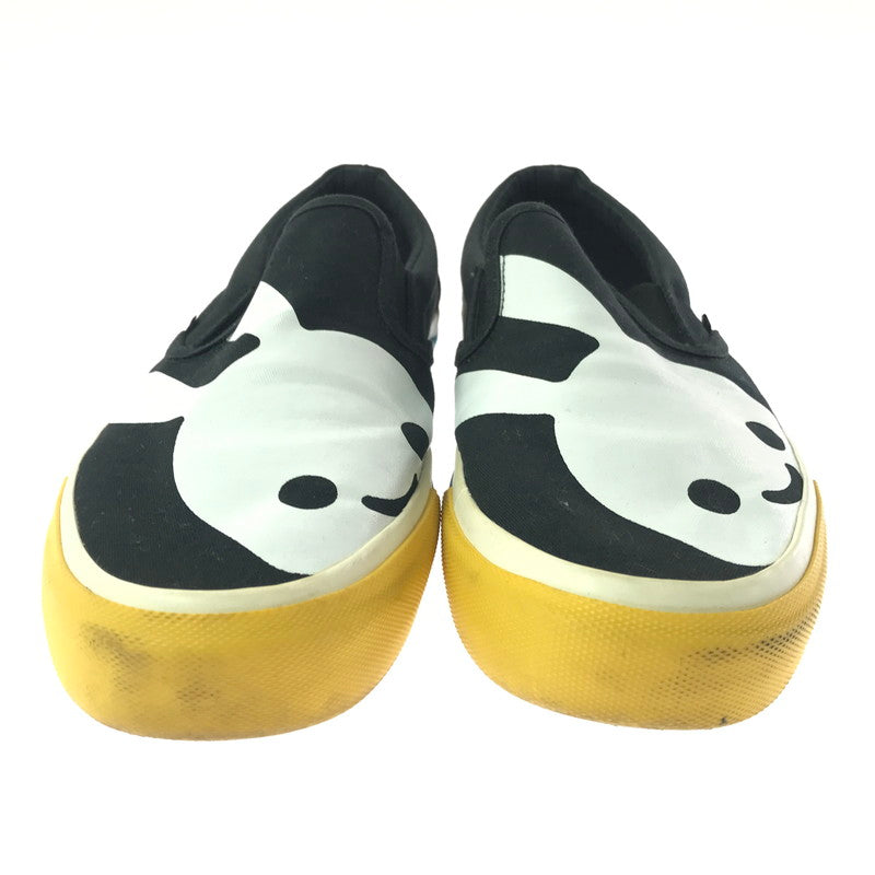 【中古品】【メンズ】 CUNE キューン SLIP ON スリッポン スニーカー 靴 163-260923-rt-24-tagh サイズ：26.5cm カラー：ブラック/ホワイト 万代Net店