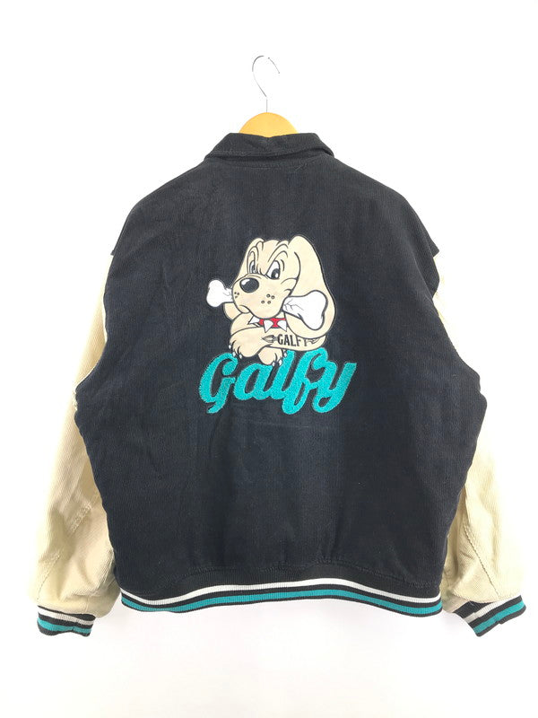 【中古品】【メンズ】 GALFY ガルフィー STUDIUM JACKET 123007 スタジアム ジャケット スタジャン アウター 142-260925-na-10-tagh サイズ：中型犬(L) カラー：ブラック 万代Net店