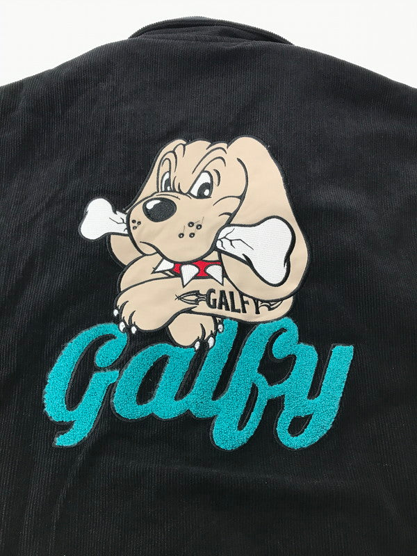 【中古品】【メンズ】 GALFY ガルフィー STUDIUM JACKET 123007 スタジアム ジャケット スタジャン アウター 142-260925-na-10-tagh サイズ：中型犬(L) カラー：ブラック 万代Net店