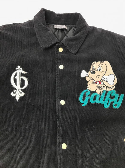 【中古品】【メンズ】 GALFY ガルフィー STUDIUM JACKET 123007 スタジアム ジャケット スタジャン アウター 142-260925-na-10-tagh サイズ：中型犬(L) カラー：ブラック 万代Net店