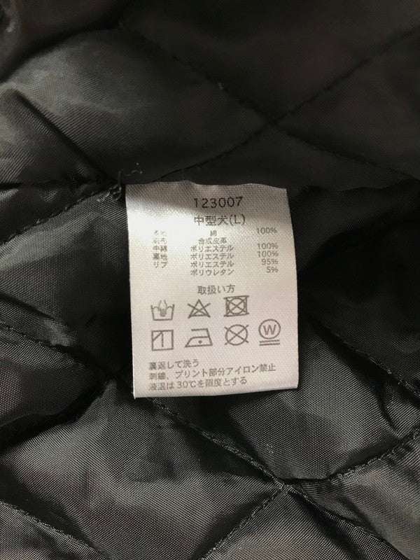 【中古品】【メンズ】 GALFY ガルフィー STUDIUM JACKET 123007 スタジアム ジャケット スタジャン アウター 142-260925-na-10-tagh サイズ：中型犬(L) カラー：ブラック 万代Net店