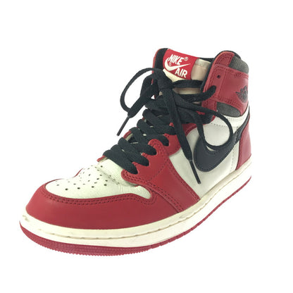【中古品】【レディース】 NIKE ナイキ DZ5485-612 AIR JORDAN 1 HIGH OG LOST & FOUND CHICAGO VARSITY RED/BLACK-SAIL-MUSLIN スニーカー 靴 166-260923-rt-21-tagh サイズ：274cm US6 カラー：VARSITY RED/BLACK-SAIL-MUSLIN 万代Net店