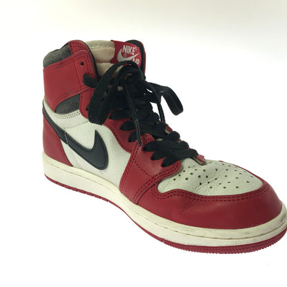 【中古品】【レディース】 NIKE ナイキ DZ5485-612 AIR JORDAN 1 HIGH OG LOST & FOUND CHICAGO VARSITY RED/BLACK-SAIL-MUSLIN スニーカー 靴 166-260923-rt-21-tagh サイズ：274cm US6 カラー：VARSITY RED/BLACK-SAIL-MUSLIN 万代Net店