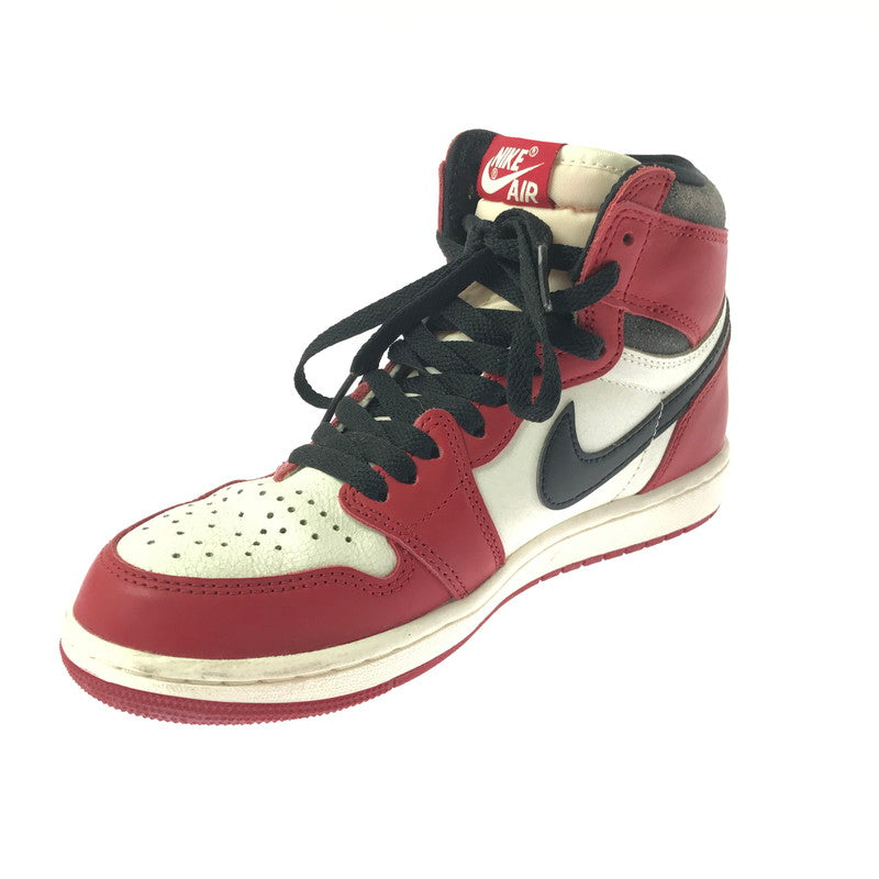 【中古品】【レディース】 NIKE ナイキ DZ5485-612 AIR JORDAN 1 HIGH OG LOST & FOUND CHICAGO VARSITY RED/BLACK-SAIL-MUSLIN スニーカー 靴 166-260923-rt-21-tagh サイズ：274cm US6 カラー：VARSITY RED/BLACK-SAIL-MUSLIN 万代Net店