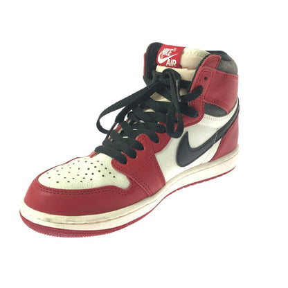 【中古品】【レディース】 NIKE ナイキ DZ5485-612 AIR JORDAN 1 HIGH OG LOST & FOUND CHICAGO VARSITY RED/BLACK-SAIL-MUSLIN スニーカー 靴 166-260923-rt-21-tagh サイズ：274cm US6 カラー：VARSITY RED/BLACK-SAIL-MUSLIN 万代Net店
