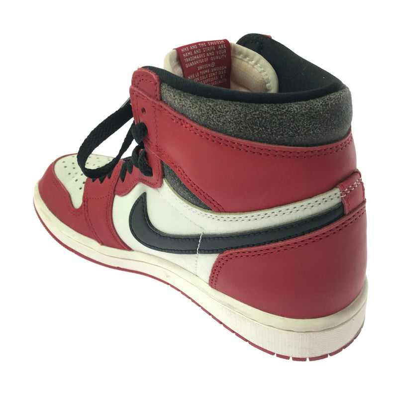 【中古品】【レディース】 NIKE ナイキ DZ5485-612 AIR JORDAN 1 HIGH OG LOST & FOUND CHICAGO VARSITY RED/BLACK-SAIL-MUSLIN スニーカー 靴 166-260923-rt-21-tagh サイズ：274cm US6 カラー：VARSITY RED/BLACK-SAIL-MUSLIN 万代Net店