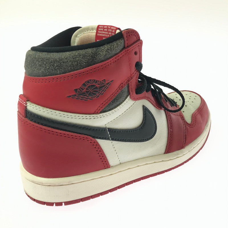 【中古品】【レディース】 NIKE ナイキ DZ5485-612 AIR JORDAN 1 HIGH OG LOST & FOUND CHICAGO VARSITY RED/BLACK-SAIL-MUSLIN スニーカー 靴 166-260923-rt-21-tagh サイズ：274cm US6 カラー：VARSITY RED/BLACK-SAIL-MUSLIN 万代Net店