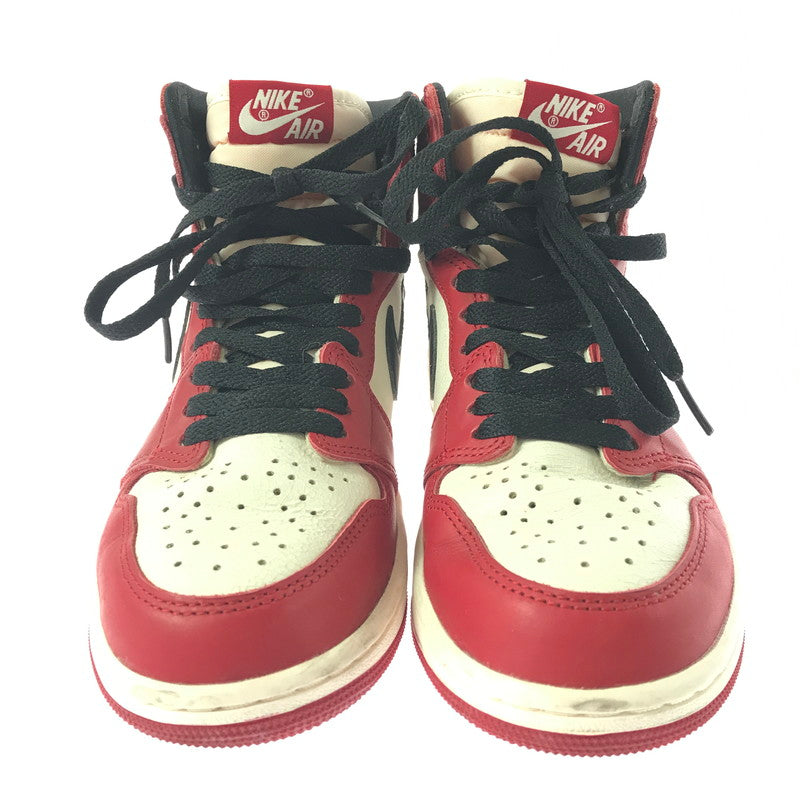 【中古品】【レディース】 NIKE ナイキ DZ5485-612 AIR JORDAN 1 HIGH OG LOST & FOUND CHICAGO VARSITY RED/BLACK-SAIL-MUSLIN スニーカー 靴 166-260923-rt-21-tagh サイズ：274cm US6 カラー：VARSITY RED/BLACK-SAIL-MUSLIN 万代Net店