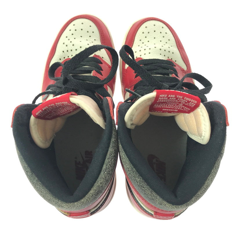 【中古品】【レディース】 NIKE ナイキ DZ5485-612 AIR JORDAN 1 HIGH OG LOST & FOUND CHICAGO VARSITY RED/BLACK-SAIL-MUSLIN スニーカー 靴 166-260923-rt-21-tagh サイズ：274cm US6 カラー：VARSITY RED/BLACK-SAIL-MUSLIN 万代Net店