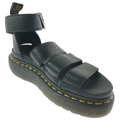 【現状渡し品】【レディース】 DR.MARTENS ドクターマーチン CLARISSA II QUAD BLACK 24476001 クラリッサ II クアッド 靴 167-260923-rt-28-tagh サイズ：UK4 カラー：ブラック 万代Net店