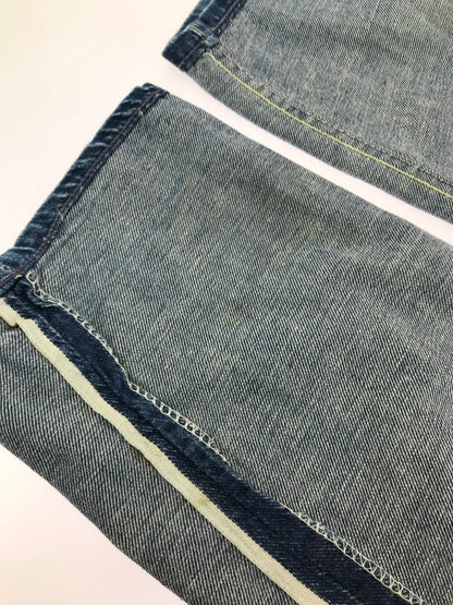 【中古品】【メンズ】 RANCHCRAFT ランチクラフト 70’S STRAIGHT DENIM PANTS 70年代 ストレート デニムパンツ ボトムス 157-261005-na-17-tagh サイズ：サイズ表記なし　下記参照 カラー：インディゴ 万代Net店
